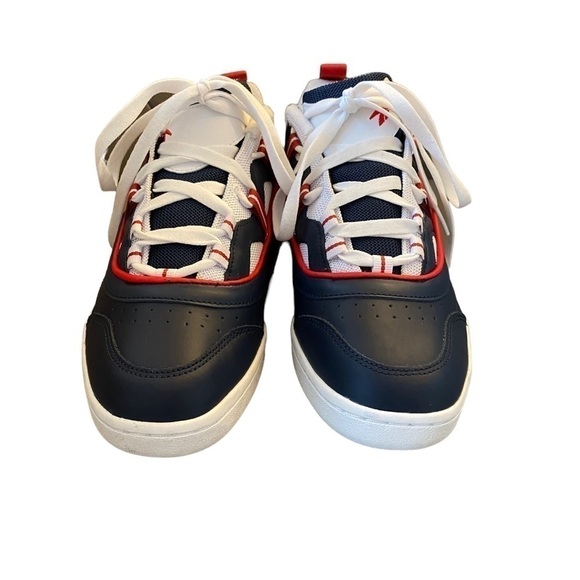 Reebok Workout Plus Rc 1.0 FW2557 Blue Leather Sneakers Shoes Men’s 8.5 - Picture 2 of 11